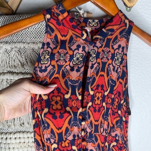 Free People Get Together Printed Tunic Dress - Picture 4 of 8